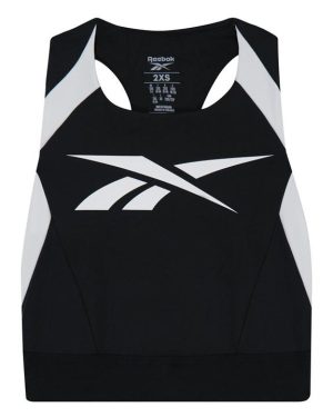 Reebok Workout Ready Low-Impact Sports Bralette Female Low Impact Bra Womens - Black