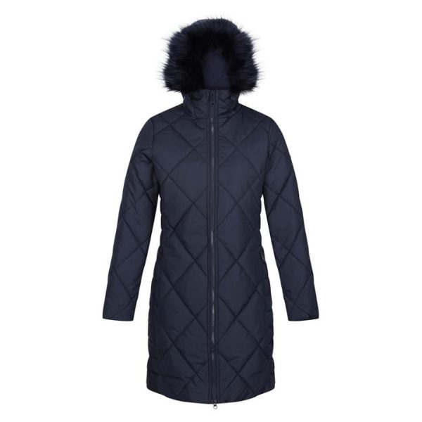 Regatta Fritha II Long Length Padded Jacket - Blue