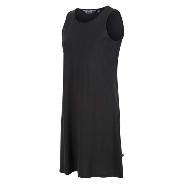 Regatta Kaimana Printed Jersey Swing Dress - Black
