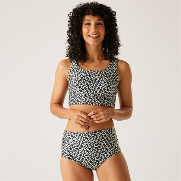 Regatta Orla Kiely Bikini Set - Jasmine Flower Black