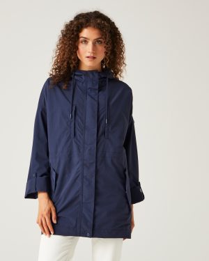 Regatta Women's Breathable Amur Waterproof Parka Jacket Navy, Size: 14