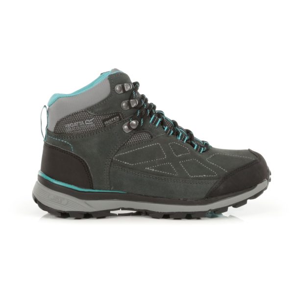 Regatta Women's Breathable Samaris Suede Waterproof Walking Boots Briar Atlantis, Size: UK 4