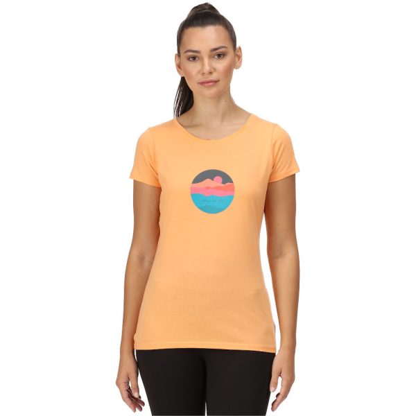 Regatta Womens Breezed II Coolweave Cotton Jersey T Shirt 18 - Bust 43' (109cm)