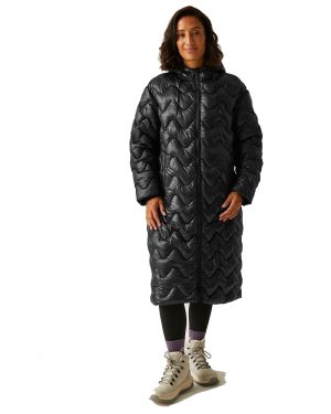 Regatta Womens Cambrie II Full Zip Longline Padded Jacket 18 - Bust 43' (109cm)