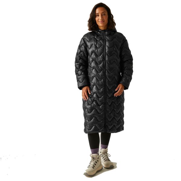 Regatta Womens Cambrie II Full Zip Longline Padded Jacket 18 - Bust 43' (109cm)