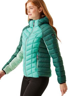 Regatta Womens Dalent Full Zip Hooded Padded Jacket 14 - Bust 38' (97cm)