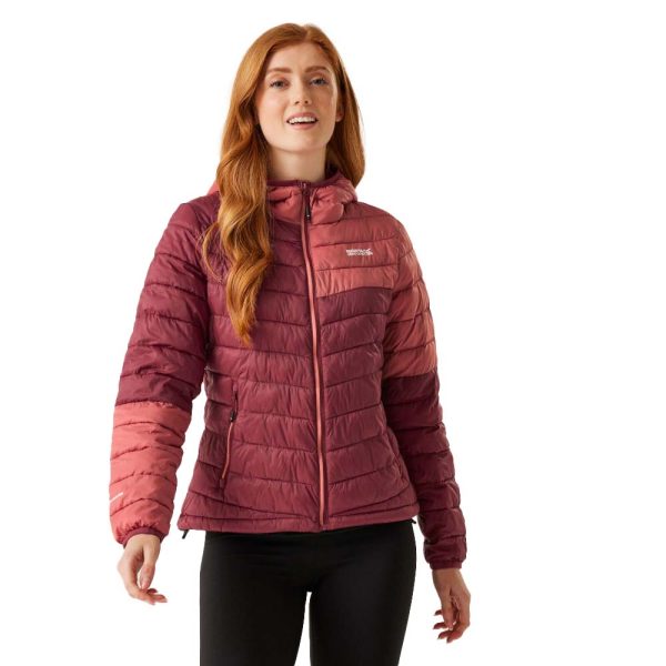 Regatta Womens Hillpack III Hooded Full Zip Padded Jacket 8 - Bust 32' (81cm)