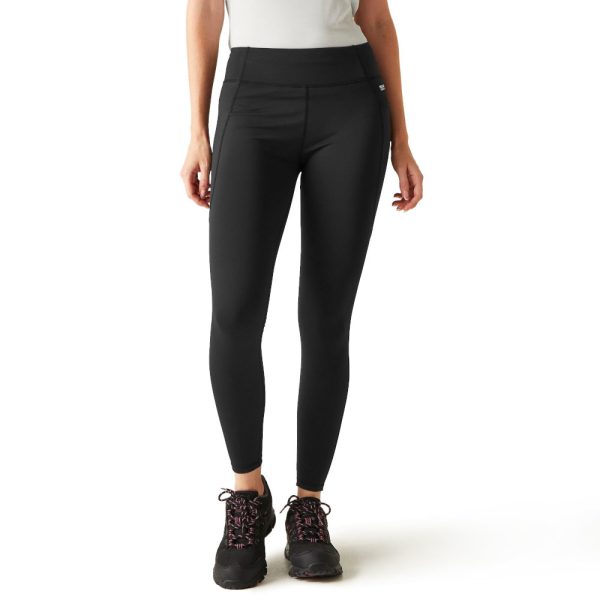 Regatta Womens Holeen Pro Compression Leggings 18R - Waist 36' (91cm), Inside Leg 31'