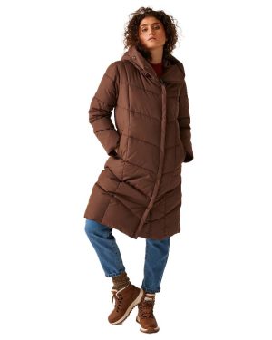 Regatta Womens Nurie Full Zip Longline Padded Jacket 20 - Bust 45' (114cm)
