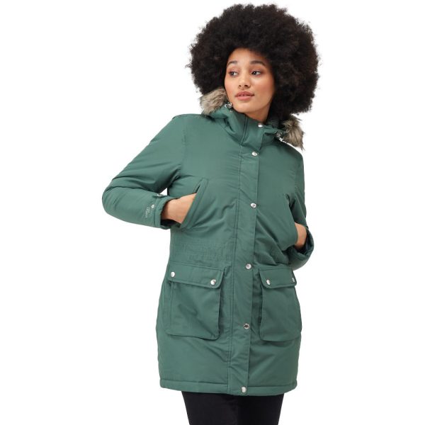 Regatta Womens Voltera Waterproof Insulated Parka Jacket 16 - Bust 40' (102cm)