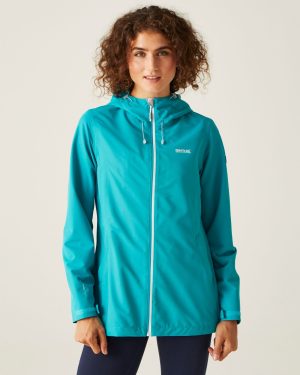 Regatta Women's Water Repellent Hamara III Waterproof Jacket Tahoe Blue, Size: 10