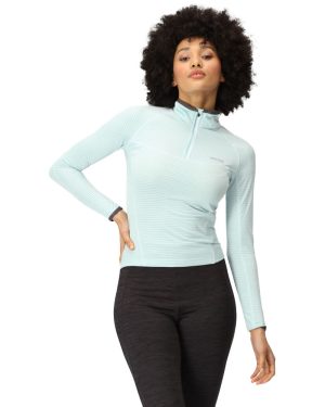 Regatta Womens/Ladies Yonder Half Zip Long Sleeve Moisture Wicking Top 12 - Bust 36' (92cm)