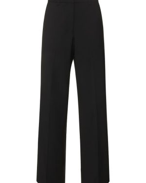 Relaxed Tailored Wool Blend Pants