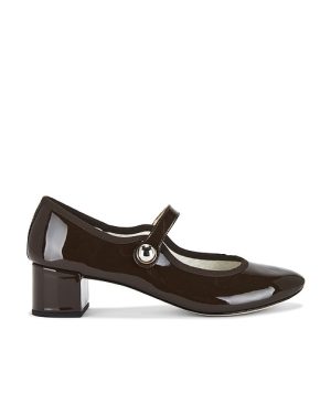 Repetto Fabienne Mary Janes in Chocolate. Size 38, 39.