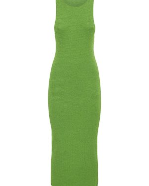 Ribbon Knitted Midi Dress