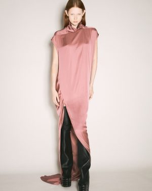 Rick Owens Edfu T Maxi Dress - Woman Dresses Pink It - 38