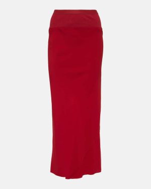 Rick Owens High-rise midi skirt