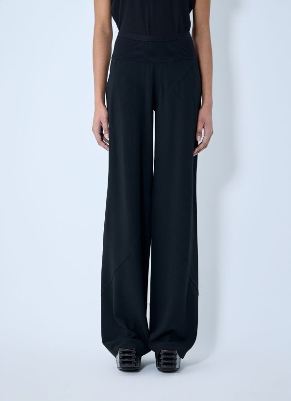 Rick Owens Hollywood Bolan Bootcut Jeans - Woman Pants Black It - 38