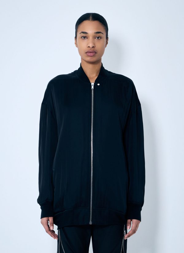 Rick Owens Jumbo Flight Padded Bomber Jacket - Woman Jackets Black It - 40