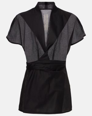 Rick Owens Laura cotton wrap top