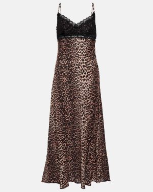 Rixo Attiya printed slip dress