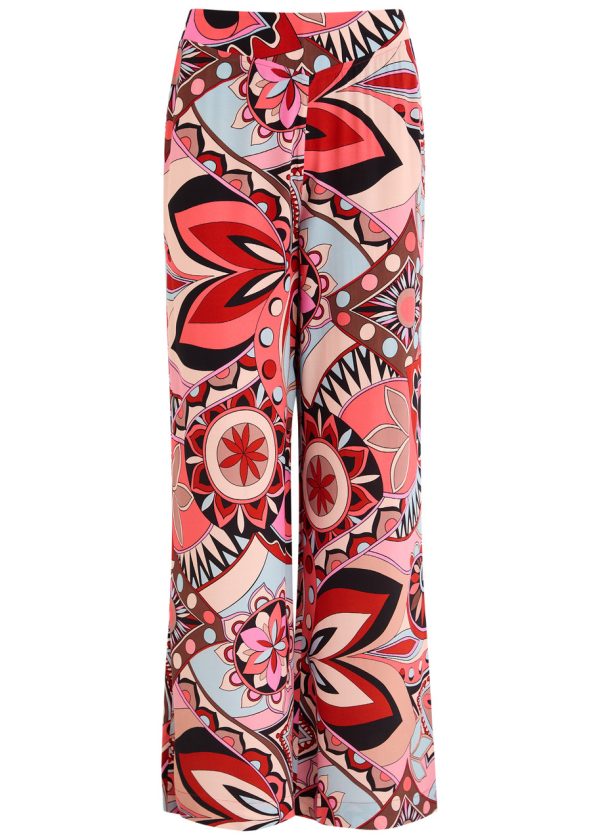 Rixo Aubree Printed Wide-leg Trousers - Multicoloured - 18 (UK18 /xxl)
