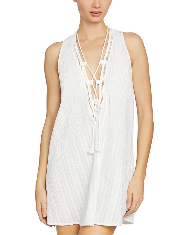 Robin Piccone Michel Lace Up Tunic Dress