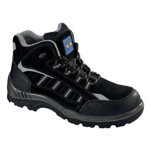 Rockfall ProMan Boot Suede Fibreglass Toecap Black Size 11 Ref PM4020