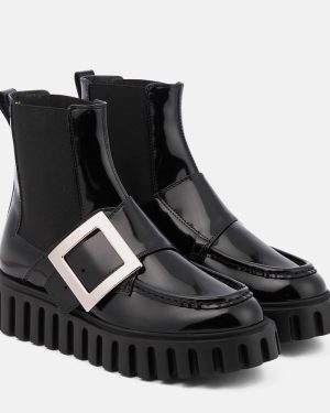 Roger Vivier Viv' Go-Thick leather platform Chelsea boots