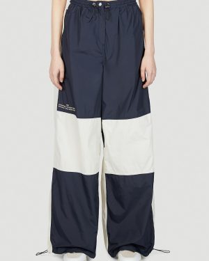 Rokh Windbreaker Trousers - Woman Track Pants Dark Blue Fr - 38