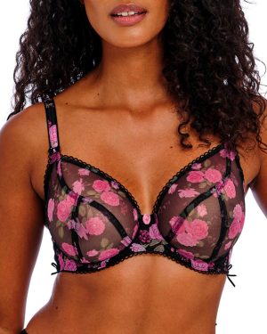 Rose Blossom Plunge Bra