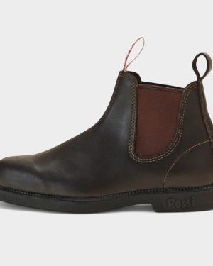 Rossi boots Unisex Rossi 607 Booma Leather Chelsea Boot, Brown