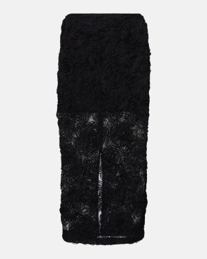 Rotate Floral pencil skirt