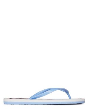Roxy Floral Flip-Flops Womens - White