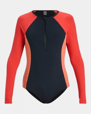 Roxy Womens Active Swimsuit - Black