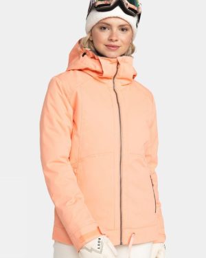 Roxy Womens Meade Ski Jacket - Salmon pink