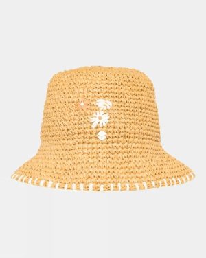 Roxy Womens Spotless Sunnies Bucket Hat - Beige