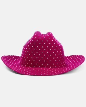 Ruslan Baginskiy Embellished felt cowboy hat