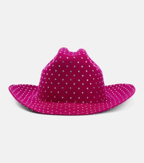 Ruslan Baginskiy Embellished felt cowboy hat