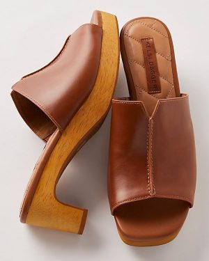 Ryan Clog Mules by Kelsi Dagger at Free People in Fox, Size: US 7
