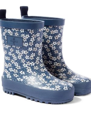 Rylee + Cru Floral rain boots