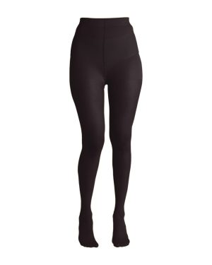 (S, Black) Couture Womens/Ladies Opaque Velvet Touch Tights