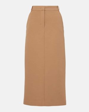 'S Max Mara Como cotton-blend pencil skirt