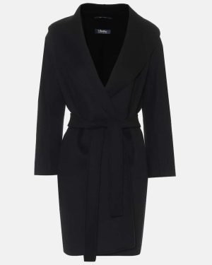 'S Max Mara Messi belted virgin wool coat