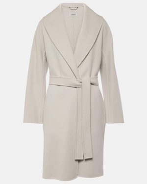 'S Max Mara Messi virgin wool wrap coat