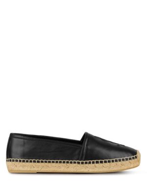 SAINT LAURENT Cassandre Espadrilles - Black