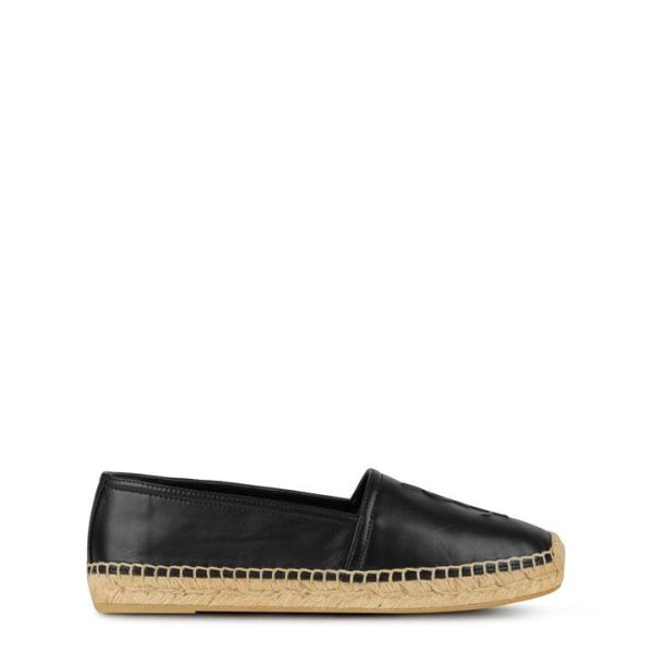 SAINT LAURENT Cassandre Espadrilles - Black