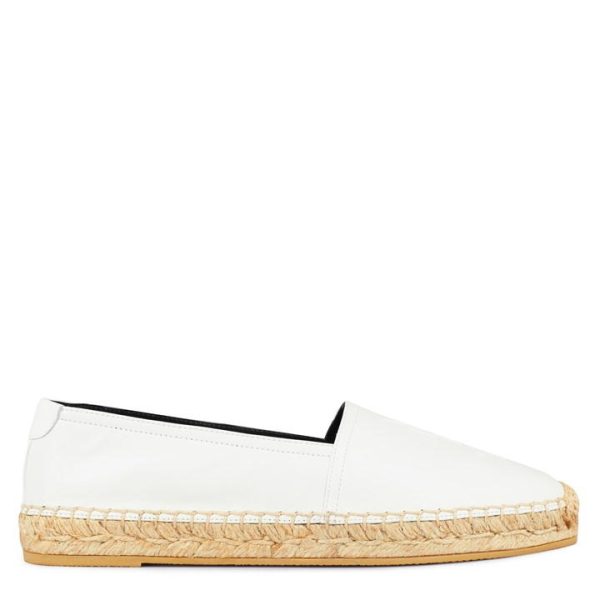SAINT LAURENT Cassandre Espadrilles - White