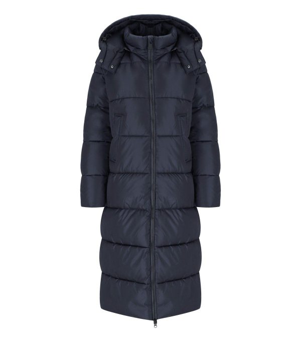 SAVE THE DUCK COLETTE BLUE HODDED PADDED JACKET