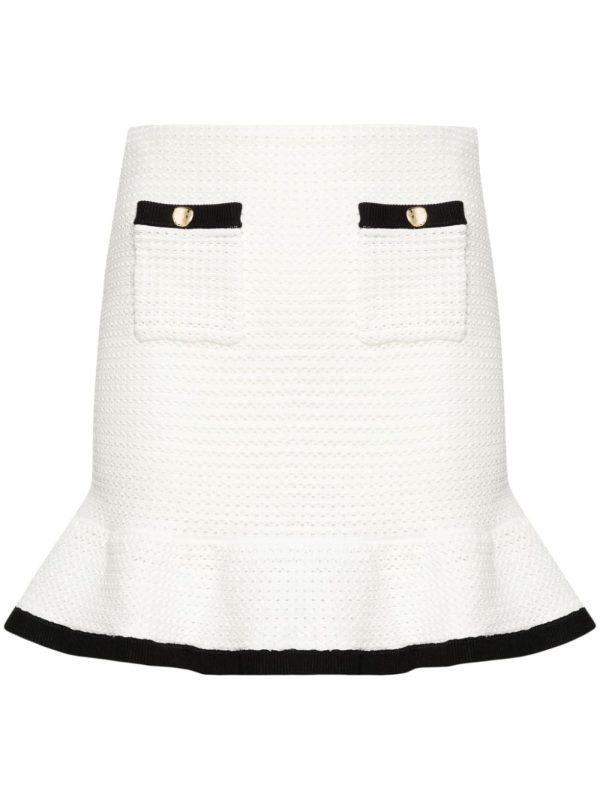 SELF PORTRAIT Crochet Mini Skirt